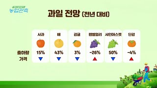 [영농길라잡이 농업관측] 10월 과일·과채