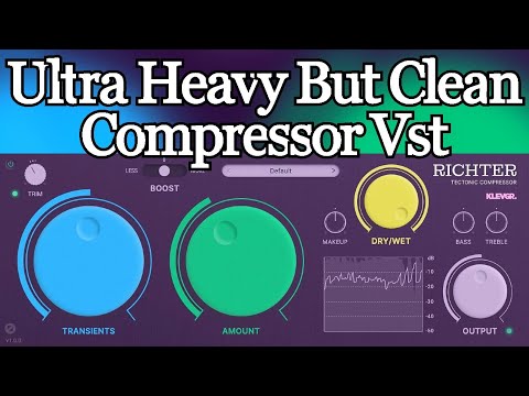 Super Heavy But Very Transparent Compressor VST by Klevgrand - Richter - Quick Review & Demo