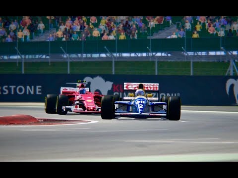Ferrari F1 2017 vs Williams F1 1993 - Silverstone