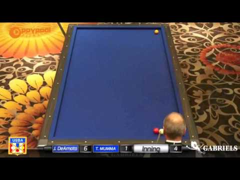 6 • Joe DeAMATO vs T. MUMMA • 2017 USBA / Gabriels 3 Cushion “B”