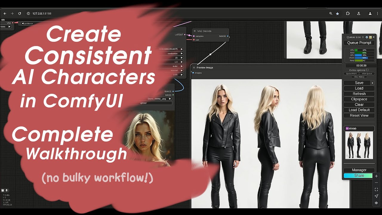 Simplified Consistent Character Generator
