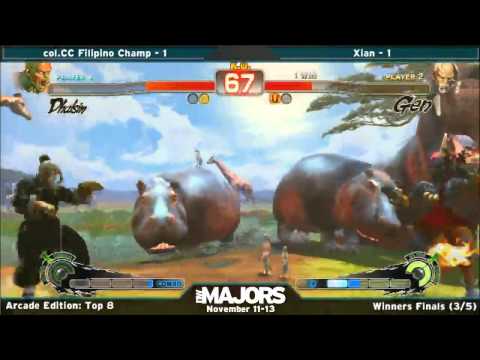 (WF) NWM3 SSF4:AE Top 8 - col.CC Filipino Champ (SIM) vs Xian (GEN)