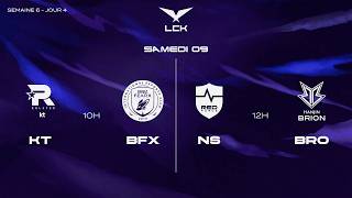 [LIVE] 🔴 LCK - KT vs BFX | NS vs BRO - W6D4 - BO3