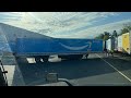 Truck Driver Drops His Trailer🤦🏽‍♂️ Blocking traffic‼️ Dropped Trailer Accident