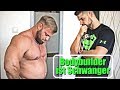 Bodybuilder ist SCHWANGER - Körperfett messen mit Daniel Huber