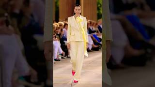 Marc Cain&#39;s Eye-Catching Yellow Pant Suit Rocks Berlin Fashion Week💛