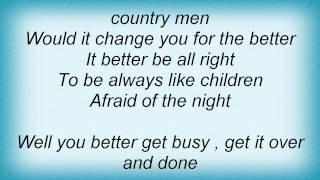 Bee Gees - King And Country Lyrics_1
