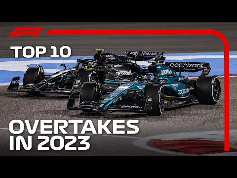 The Top 10 Overtakes of the 2023 F1 Season