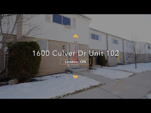 1600 Culver Dr. Unit 102 London, ON