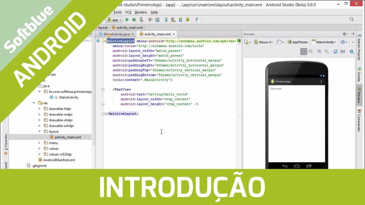 Introdução à criação de aplicativos Android
