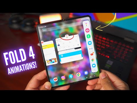 Samsung Galaxy Z Fold 4 Animations Android 12L One UI 4.1.1