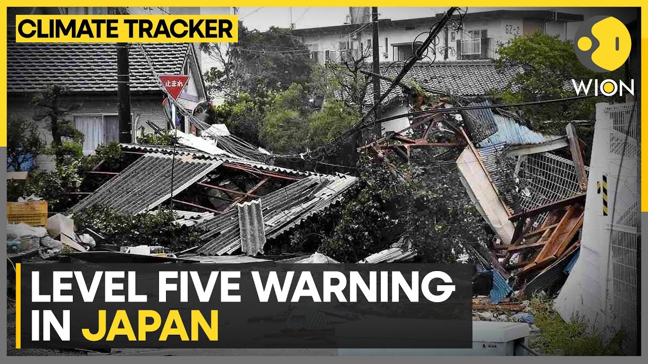 Shanshan Typhoon: Typhoon knocks out power and snarls air traffic | WION Climate Tracker | WION News