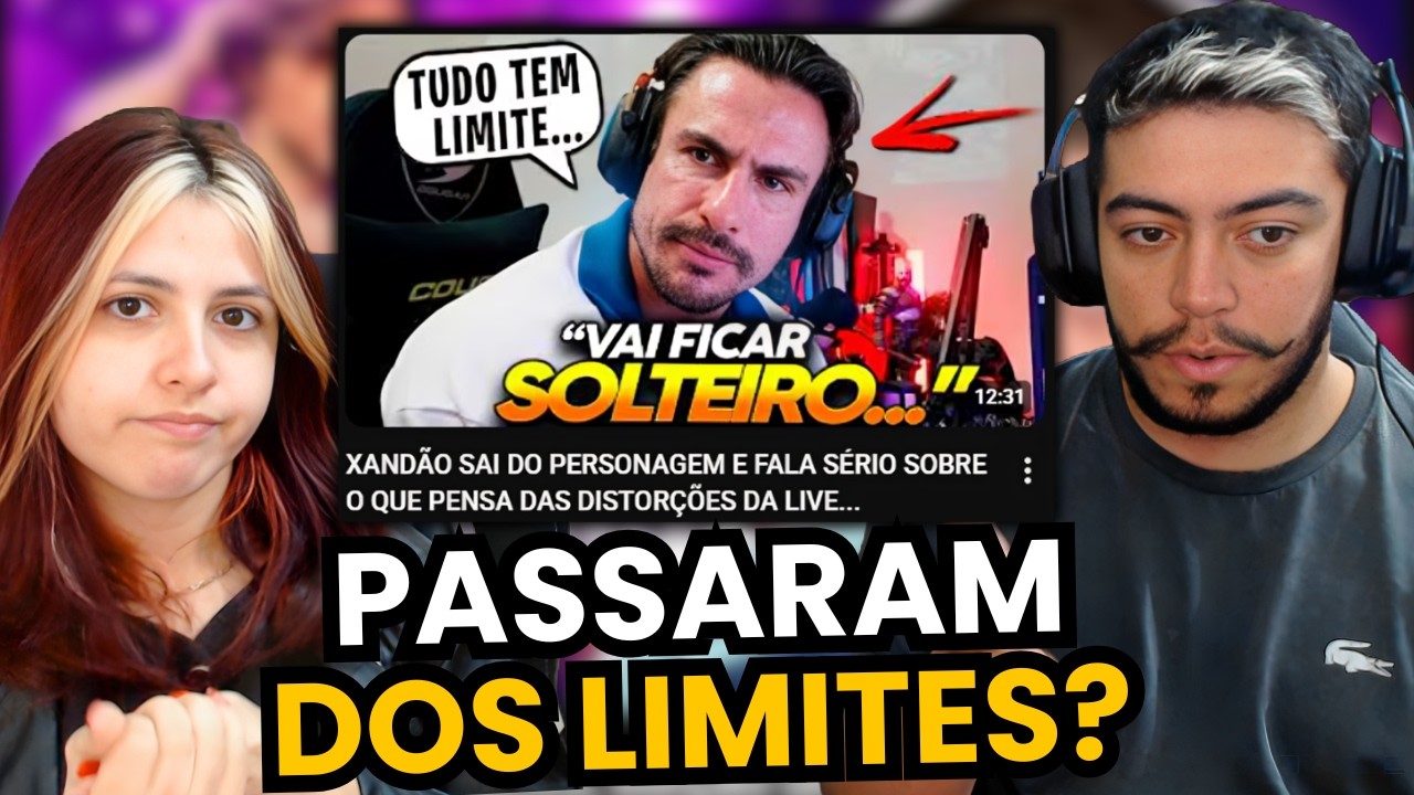 XANDÃO SAI DO PERSONAGEM E FALA SÉRIO SOBRE O QUE PENSA DAS DISTORÇÕES DA LIVE... | REACT