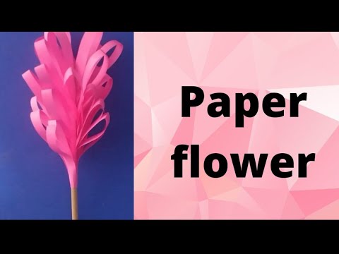 How to make an easy paper flower #craftroll