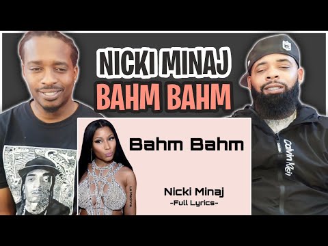 TRE-TV REACTS TO - Nicki Minaj - Bahm Bahm (Full Lyrics)