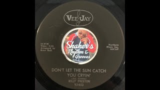 Billy Preston • Don't Let The Sun Catch You Cryin' • from 1966 on VEE-JAY #VJ-653