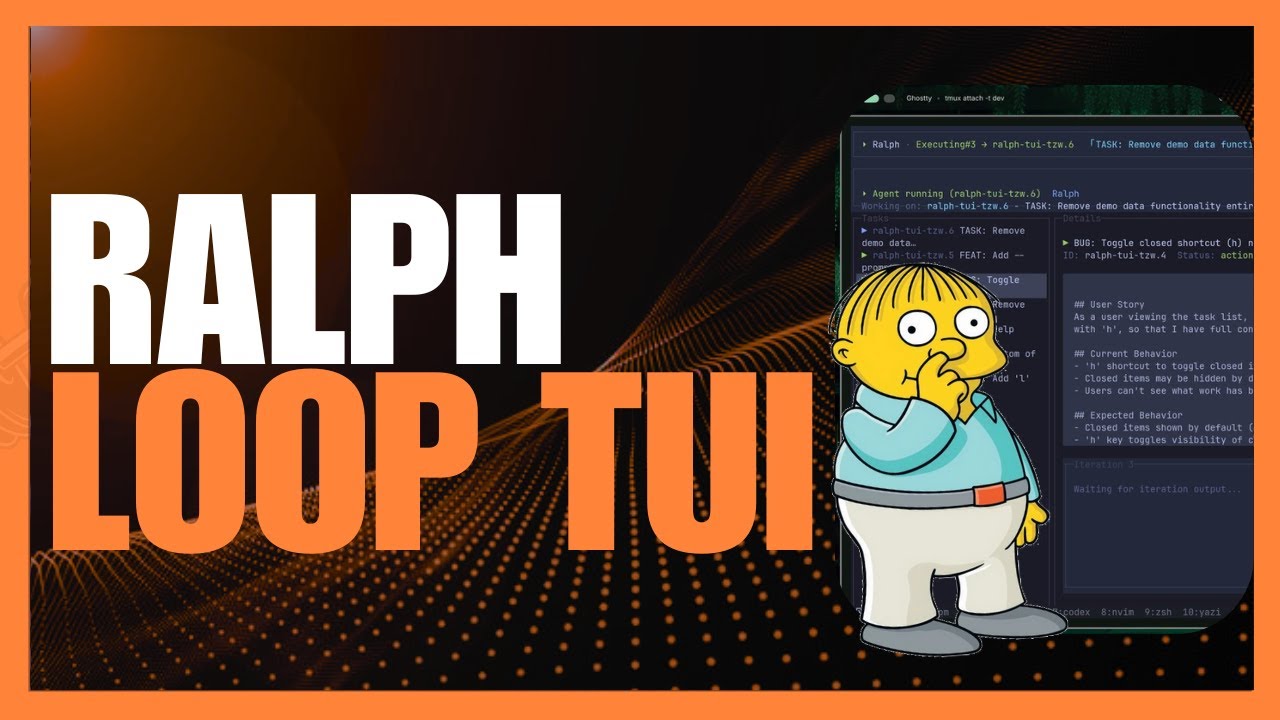 Ralph Loop TUI IS INCREDIBLE! Makes Claude Code 100x More Powerful and Autonomous!