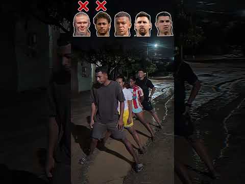 Haaland VS Neymar VS Mbappe Messi VS Ronaldo 💀 #fotball