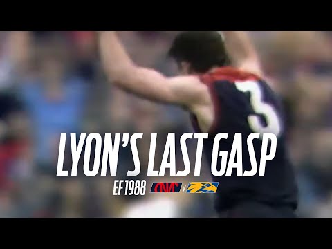 Lyon wins at AT THE DEATH 🚨💀| 1988 Elimination Final