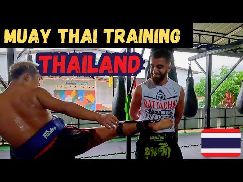 How INTENSE is Muay Thai Training in Thailand? 🇹🇭 Rattachai Muay Thai Gym Phuket