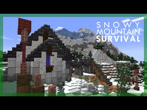 EPIC Snowy Mountain Building Challenge!