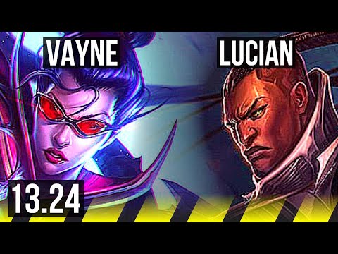 VAYNE & Heimerdinger vs LUCIAN & Milio (ADC) | 600+ games, Legendary, 9/3/7 | KR Diamond | 13.24
