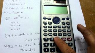 How to calculate a Mod b in Casio fx-991ES calculator!!