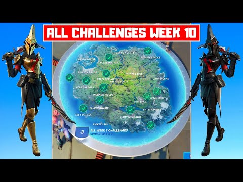 All Week 10 Challenges Guide! - Fortnite Chapter 2 Season 3