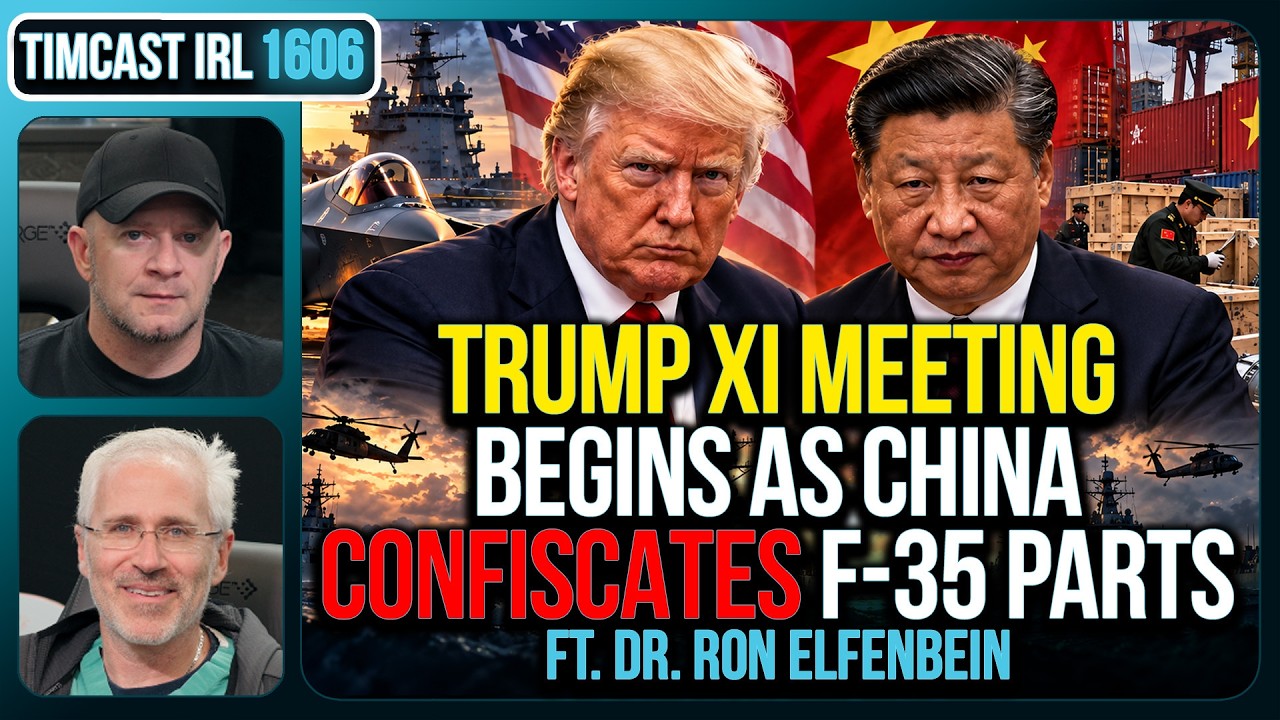 Xi LANDS In DC For Trump Meeting Amid China CONFISCATING F-35 Parts | Timcast IRL