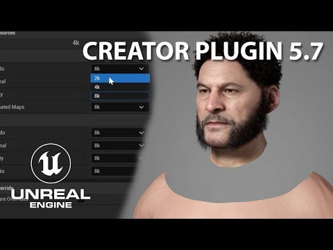 Unreal Engine 5.7 - Metahuman Creator Plugin - New Features - Tutorial
