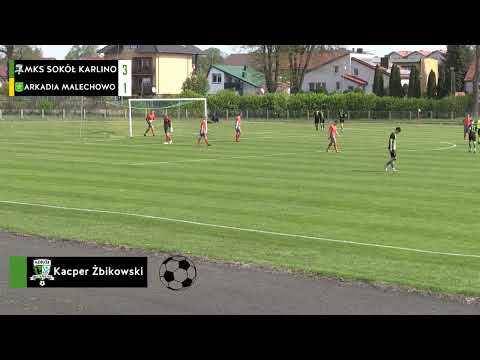 Skrót Meczu - MKS Sokół Karlino vs KS Arkadia Malechowo 5:2 (13/4/2024)