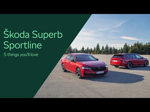 5 things you'll love about the all-new Škoda Superb Sportline