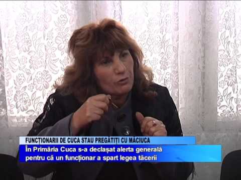 Functionarii de Cuca stau pregatiti cu maciuca