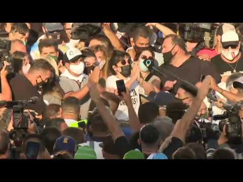 Justicia por Diego Maradona: Dalma, Gianinna y Claudia Villafañe participaron de la marcha #10M