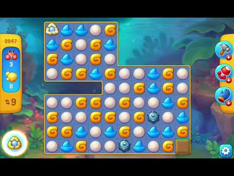 Fishdom Easy Level 9947 (with ingame lightning and firecracker boosters) @choraelmin
