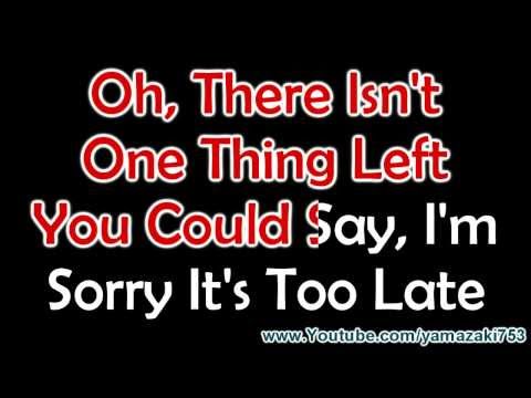 Avril Lavigne ft. Chad Kroeger - Let Me Go - Karaoke