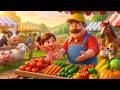 Old MacDonald Had A Farm Market Day Story Song Learning Farm Life For Kids