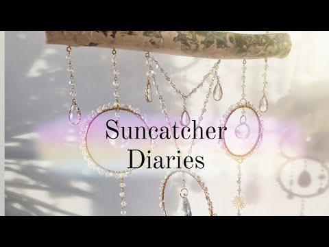 Making a driftwood suncatcher tutorial for patreon ✨️ starting a huge new suncatcher ✨️
