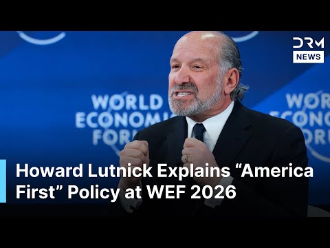 "America First, Not Alone," Howard Lutnick Explains “America First” Policy at WEF 2026 | AC1N