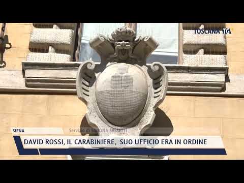 2022-05-06 SIENA - DAVID ROSSI, IL CARABINIERE,  SUO UFFICIO ERA IN ORDINE