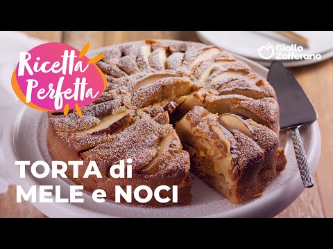 TORTA di MELE e NOCI🍎 soffice e profumata!
