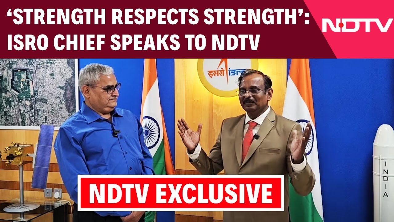 ISRO Chief To NDTV, Strength Respects Strength: India & America Build A Life-Saving Satellite