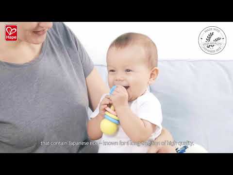 HAPE medinis žaislas Vėžlys, E8516B video