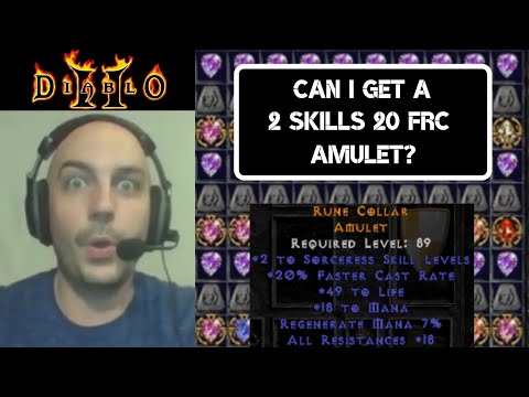Diablo 2: Crafting 100 Caster amulets, in search of 2/20. Sweet Phil
