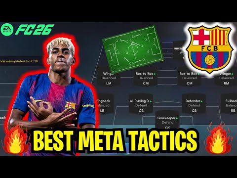 💪How to Play Attacking Football in FC 26 with FC Barcelona  Tactics & Formation Guide
