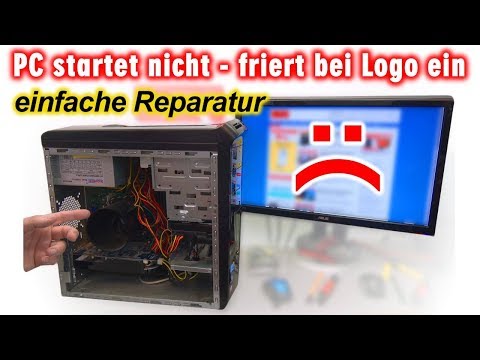 PC startet nicht mehr - friert bei Logo ein - reagiert langsam - einfach reparieren - [4K]
