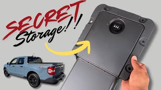 Hidden Safe in My Ford Maverick?! | @mabett2313 Bed Cargo Storage