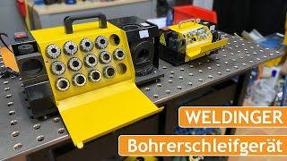 Neu! Bohrerschärfgeräte BSG13-26 und BSG2-15 pro von WELDINGER | Bohrer einspannen und schleifen