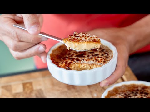 Recette de crème brulée caramel et cacahuète facile recette 2024