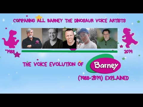 Voice Evolution of BARNEY THE DINOSAUR Over 30 Years (1988-2019) Explained